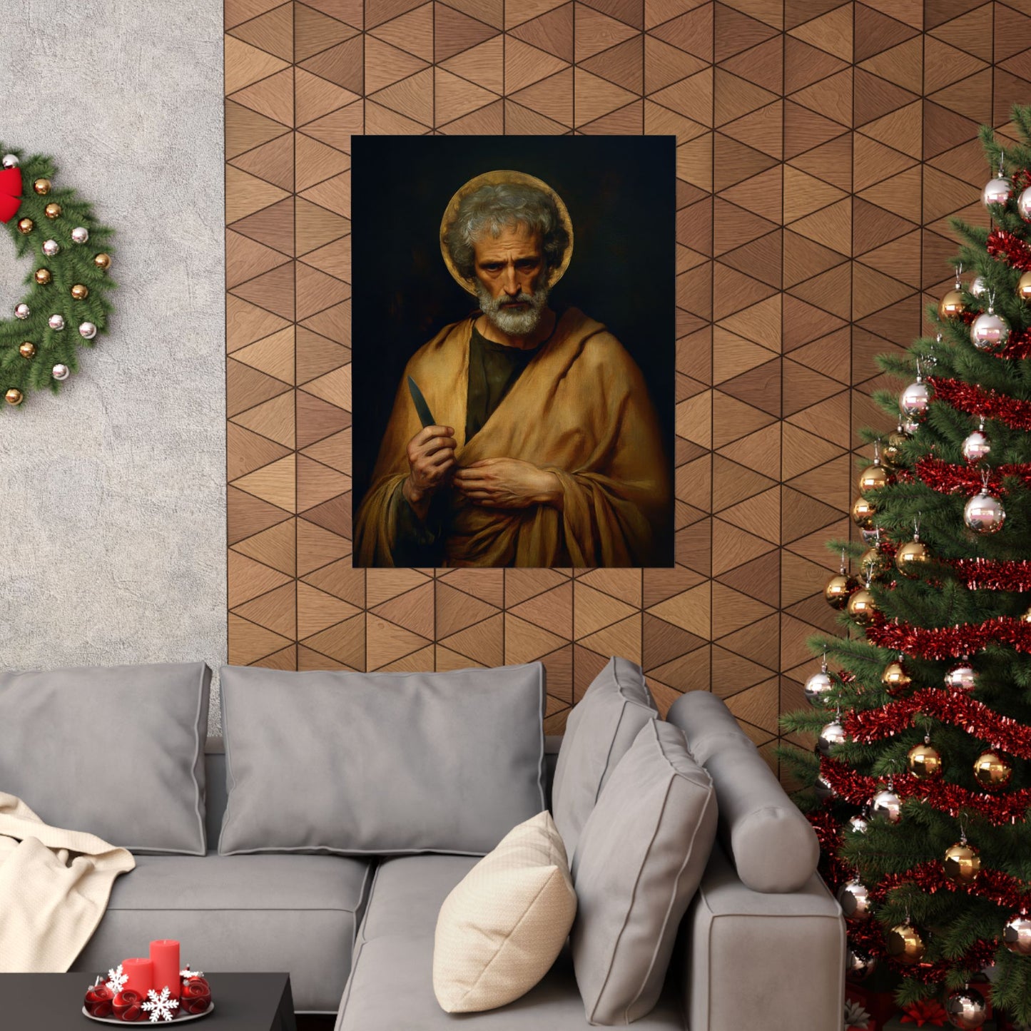 Saint Bartholomew the Apostle - Sanctified Souls Print - Multiple Sizes - Premium Matte Vertical Posters