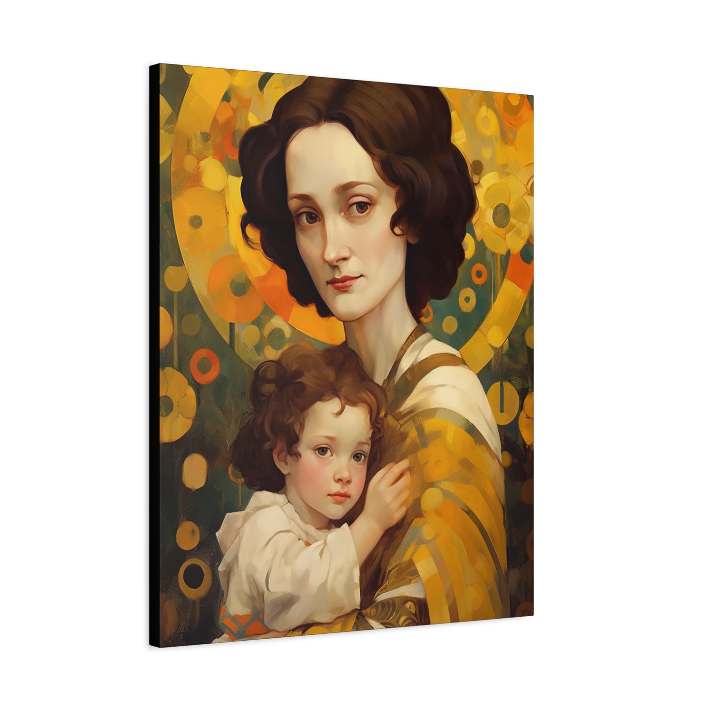 Saint Gianna Beretta Molla  - Gallery Wrapped Canvas - Sanctified Souls Print - Religious Art for your Home