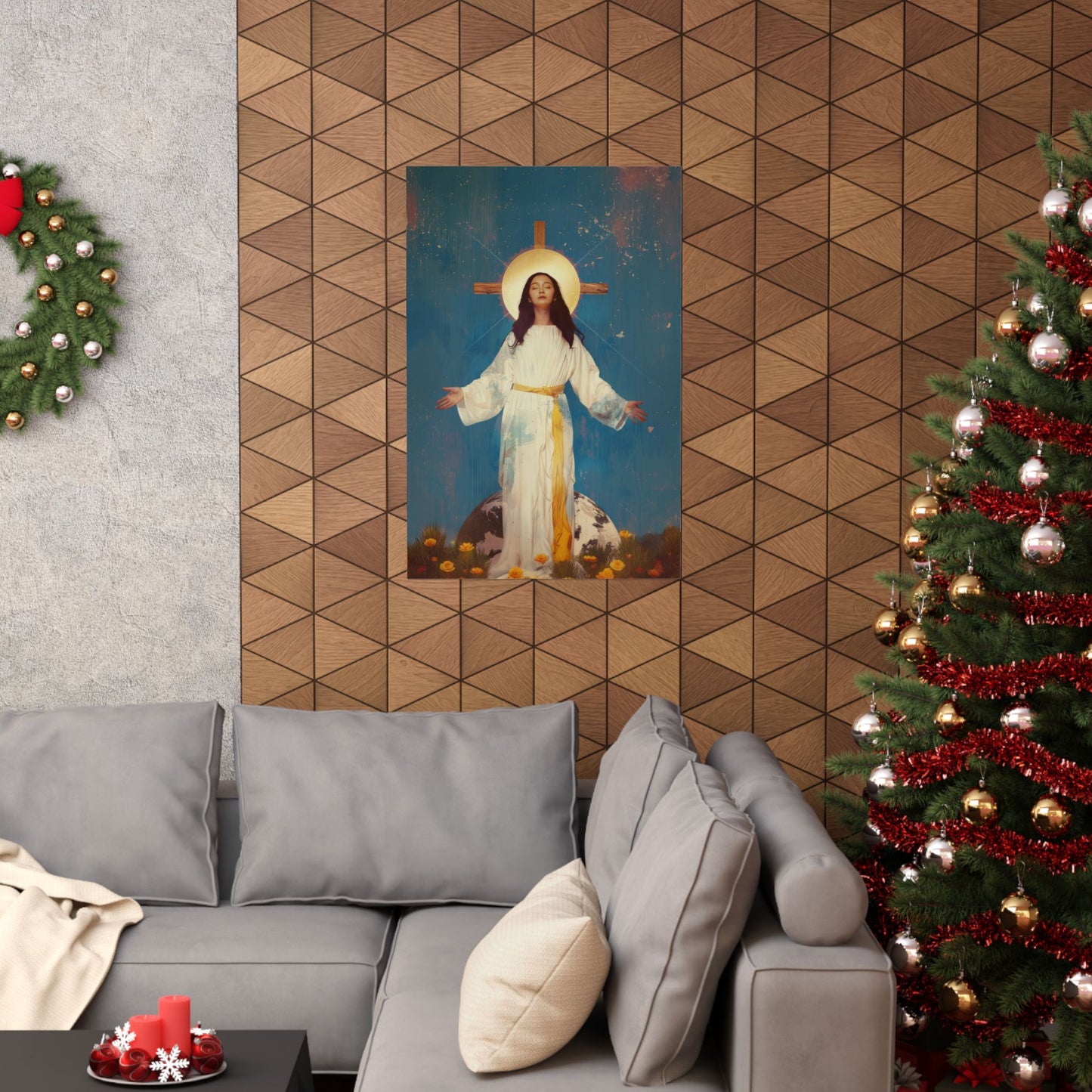 Our Lady of Akita - Mother Mary - Sanctified Souls Print - Multiple Sizes - Premium Matte Vertical Posters