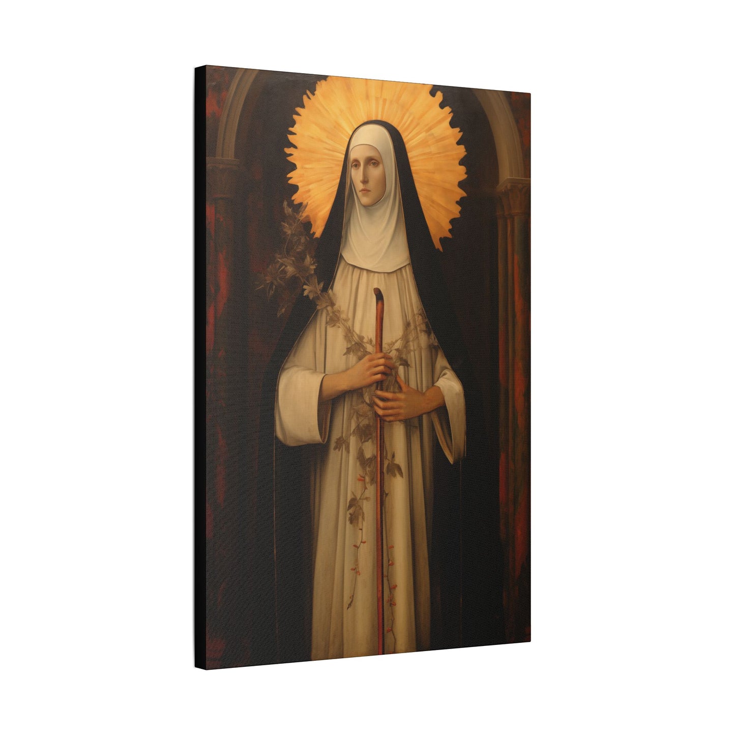 Saint Margaret of Castello - Museum Wrapped Canvas - Sanctified Souls Print - Religious Art for your Home - Blessed Margaret of Castello