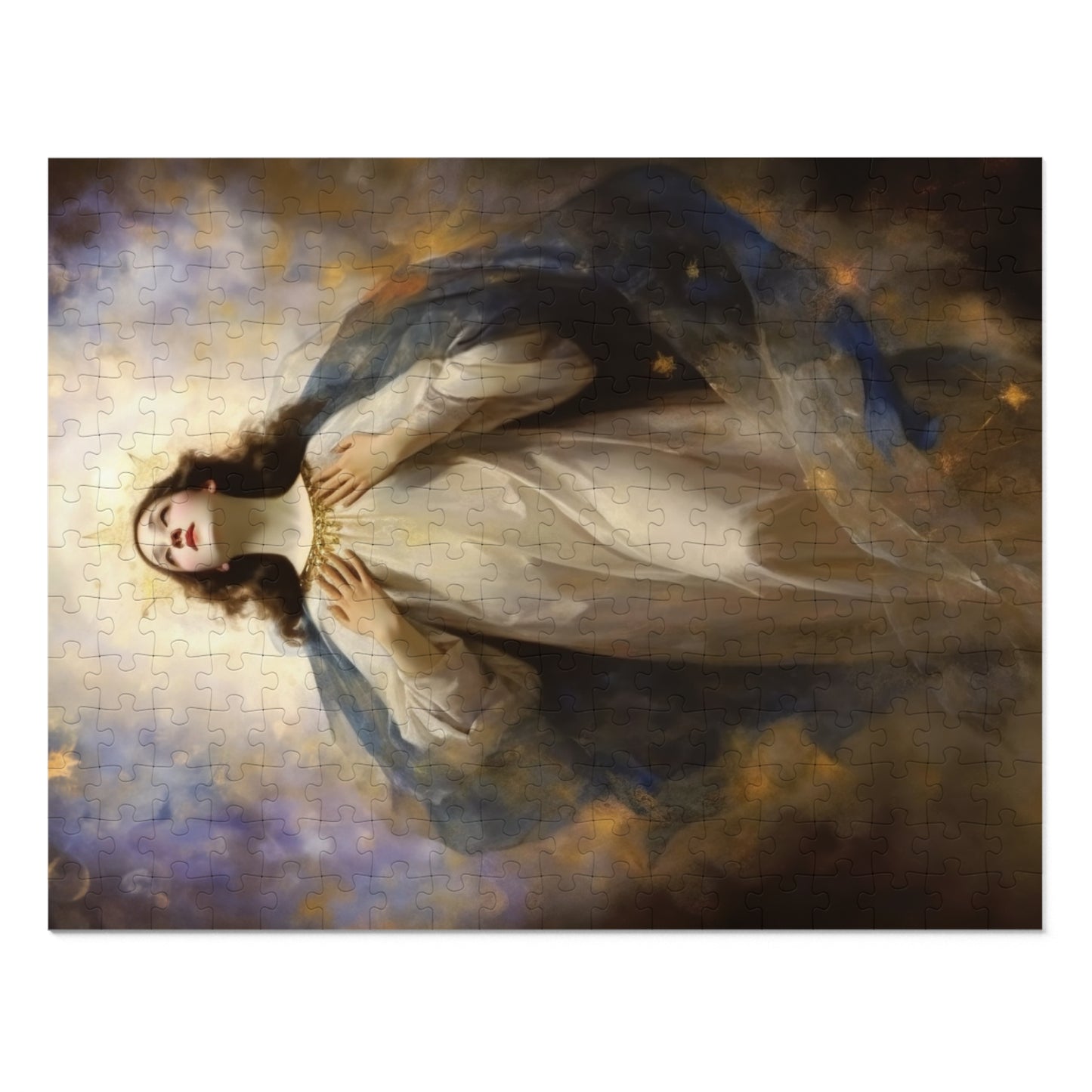 The Assumption of Mary - Puzzle and Keepsake Tin - Religious Jigsaw Puzzle (30, 110, 252, 500,1000-Piece) - Religious Puzzle