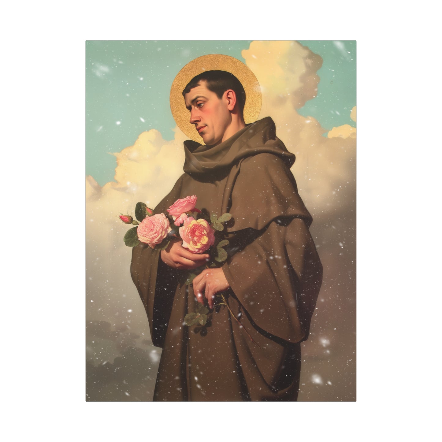 Saint Didacus of Alcala - Gallery Wrapped Canvas - Print - Religious Art for your Home - Catholic Art