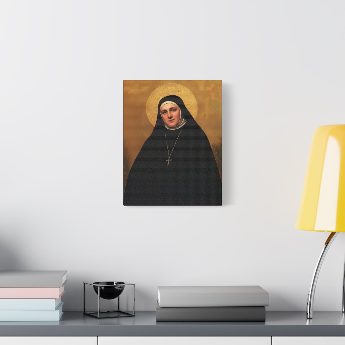 Saint Geltrude Caterina Comensoli - Gallery Wrapped Canvas - Print - Religious Art for your Home - Catholic Art