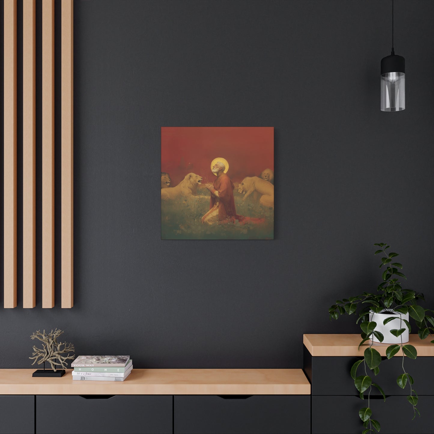 Saint Ignatius of Antioch -  Museum Wrapped Canvas - Sanctified Souls Print - Religious Art for your Home - Catholic Patron Saint Art