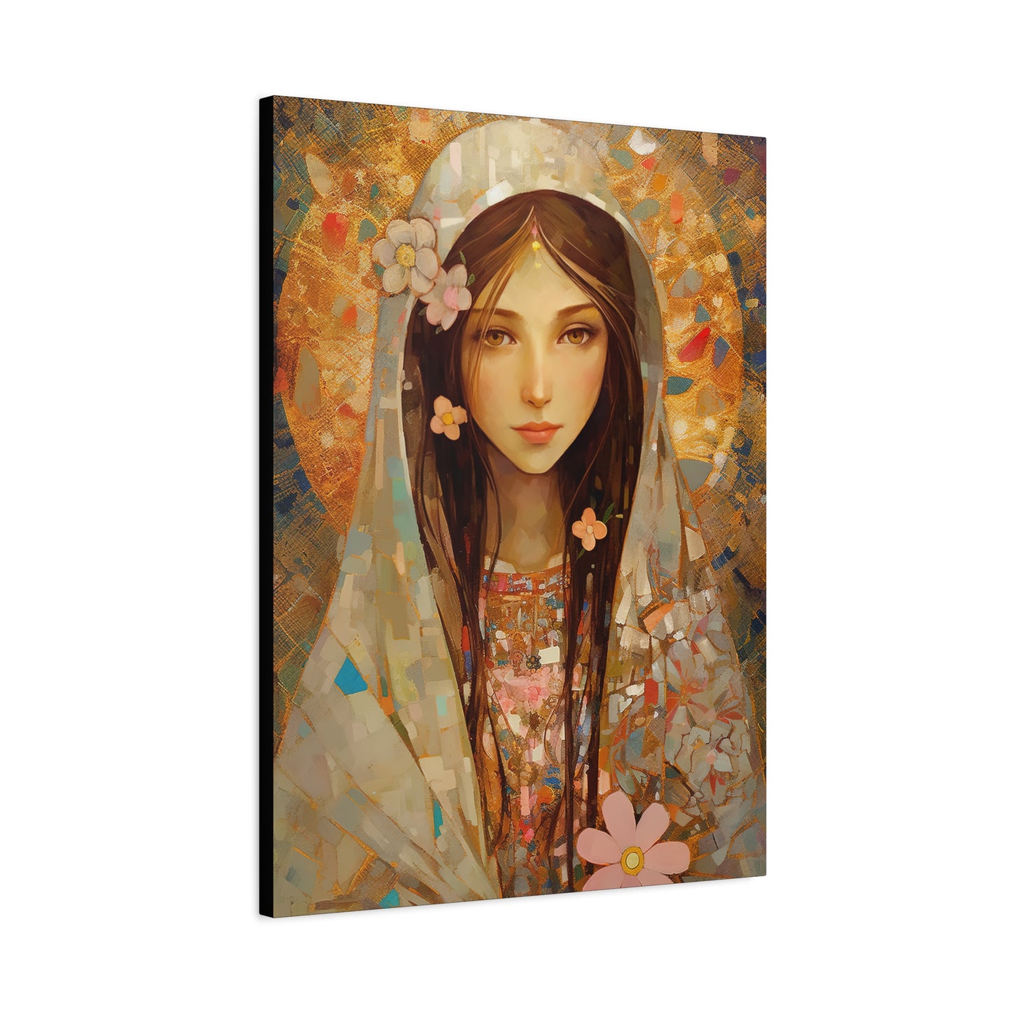 Saint Maria Goretti - Museum Wrapped Canvas - Sanctified Souls Print - Religious Art for your Home