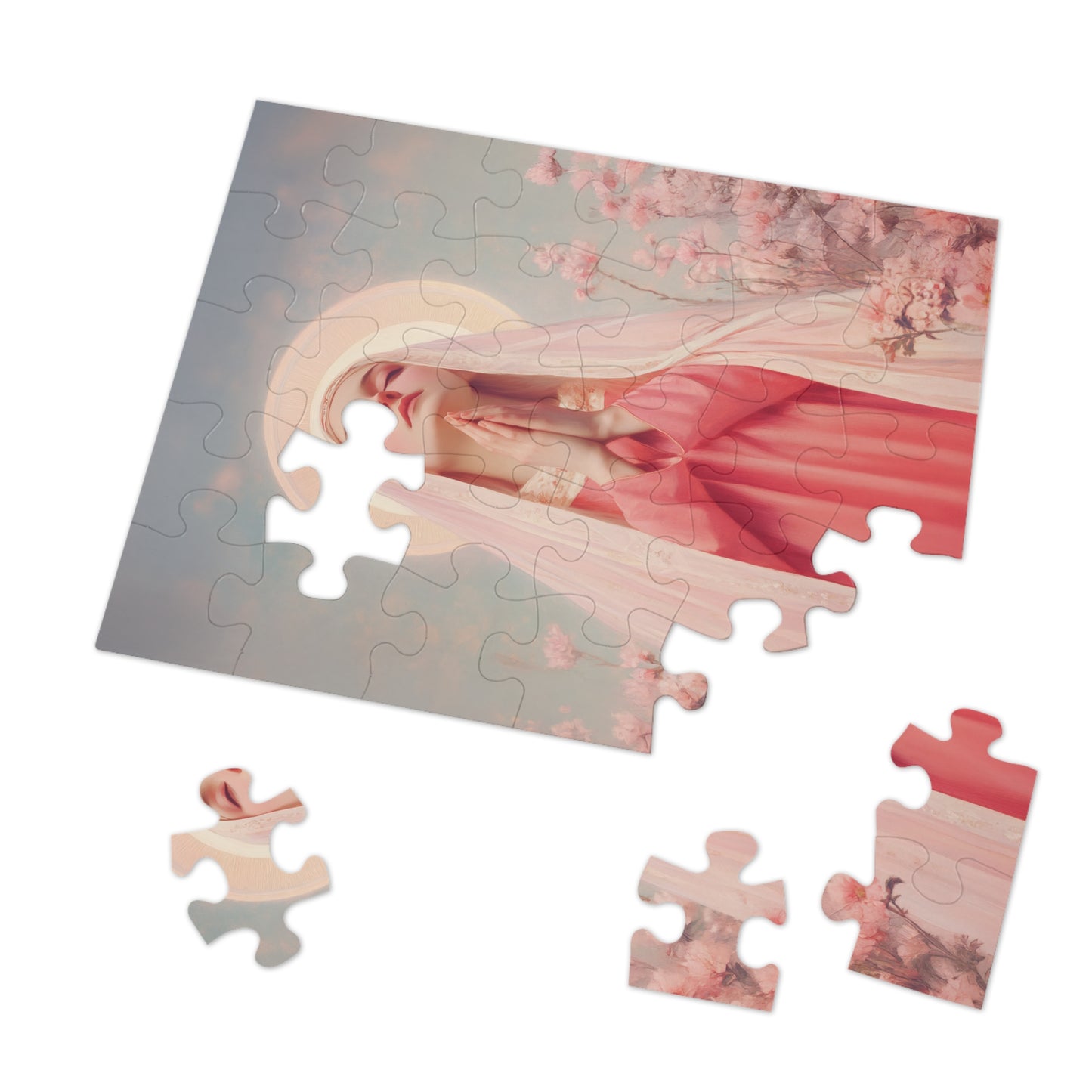 Saint Illuminata - Puzzle & Keepsake Tin - Religious Jigsaw Puzzle (30, 110, 252, 500,1000-Piece)