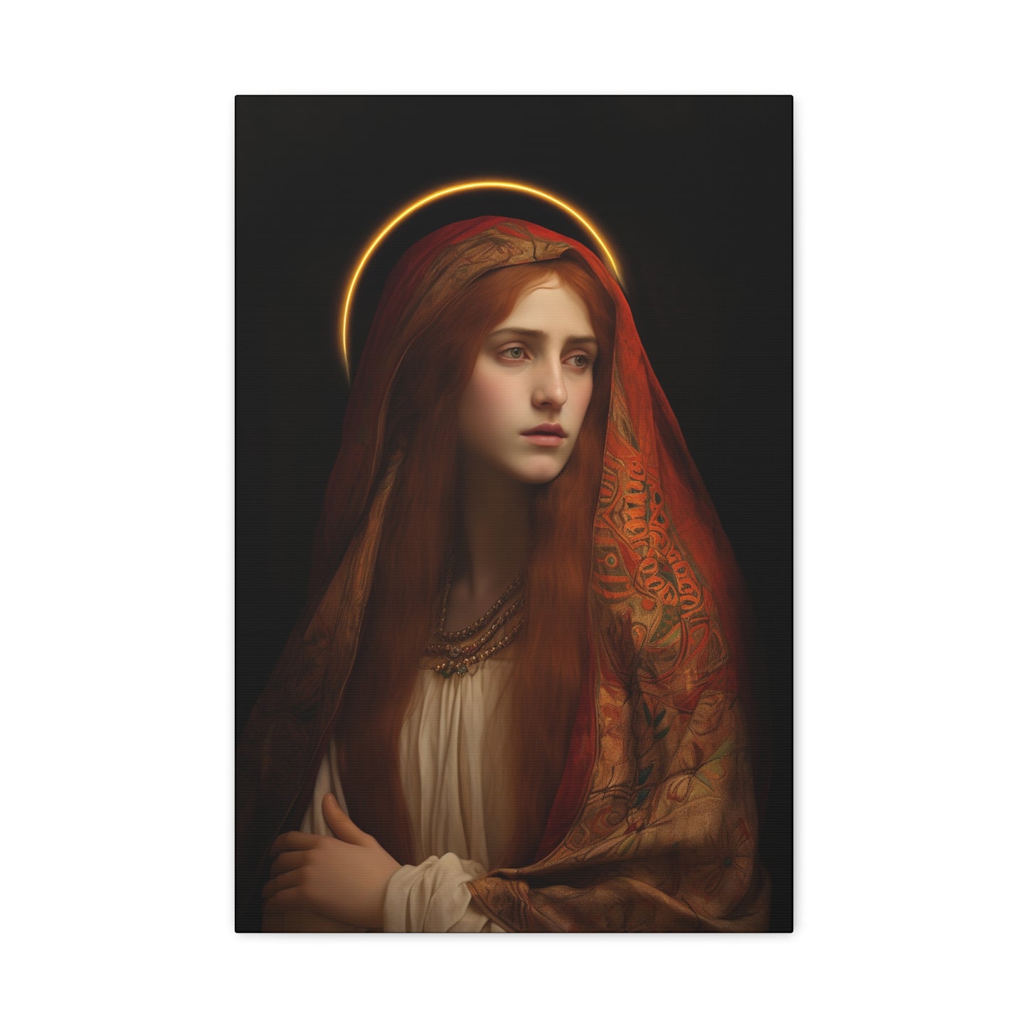 The Beloved Disciple - Mary Magdalene's Devotion - Museum Wrapped Canvas - Sanctified Souls Print - Religious Art for your Home