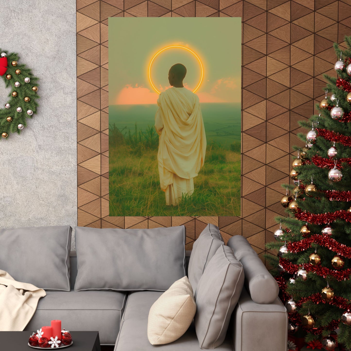 Saint Charles Lwanga- Sanctified Souls Print - Multiple Sizes - Premium Posters - Catholic Art - Christian Home Decor Artwork