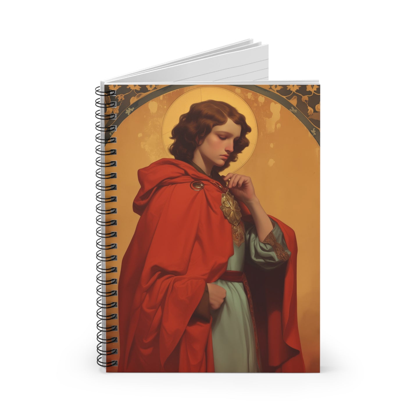 Saint Casimir of Poland Journal - Sanctified Souls Art - Religious Based Notebook - Spiral Notebook - Ruled Line