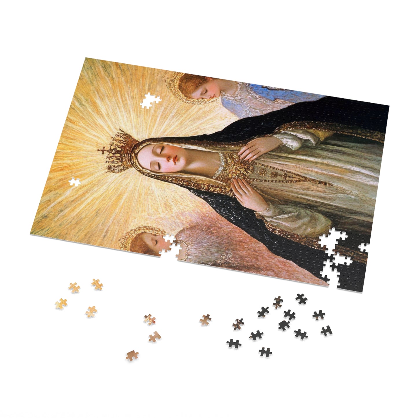 Divine Majesty : The Crowning of the Queen of Heaven - Puzzle and Keepsake Tin - Religious (30, 110, 252, 500,1000) - Religious Puzzle