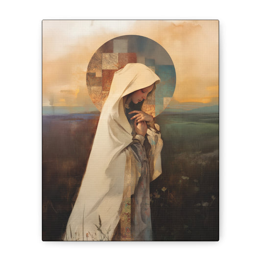 Our Lady of the Prairie - Multiple Sizes - Catholic Home art - Museum Wrapped Canvas - Sanctified Souls Print