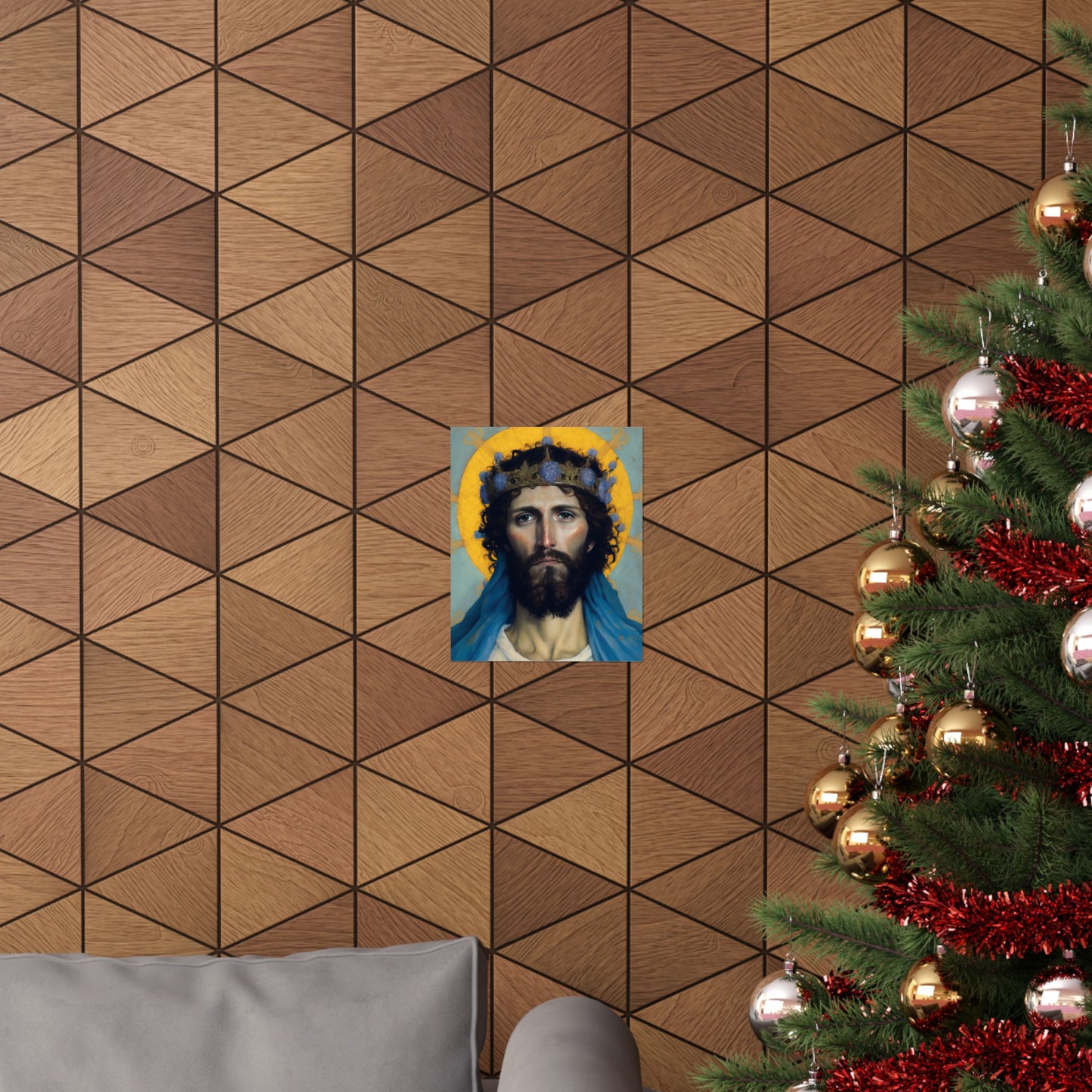 Portrait of Christ our Lord - Print - Sanctified Souls Print - Multiple Sizes - Premium Matte Vertical Posters - Christ our Lord Print