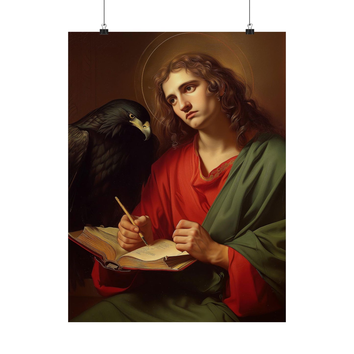 Saint John the Apostle - Sanctified Souls Print - Multiple Sizes - Premium Matte Vertical Posters