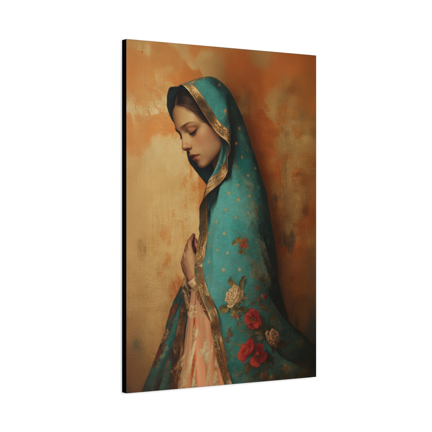 Our Lady of Guadalupe - Gallery Wrapped Canvas - Print - Religious Art for your Home - Catholic Art