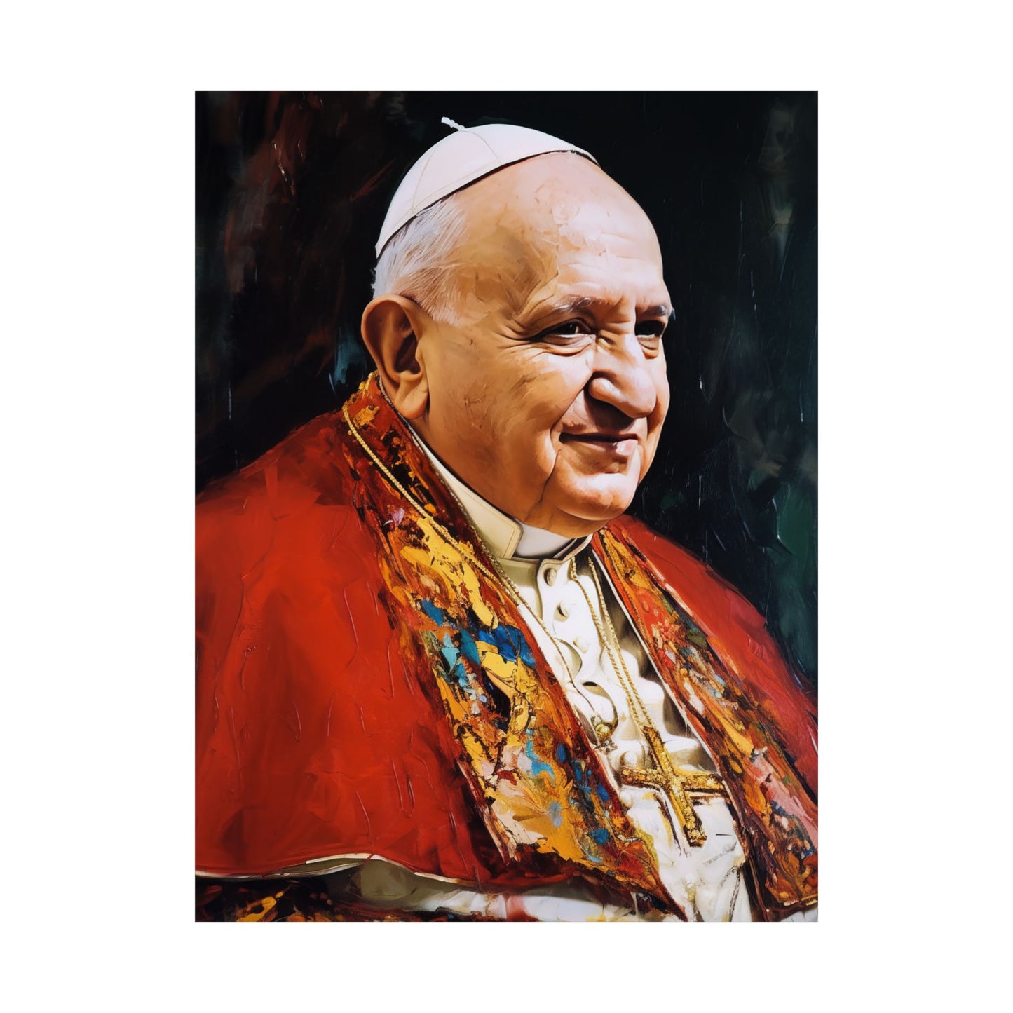 Pope Saint John XXIII - Sanctified Souls Print - Multiple Sizes - Premium Matte Vertical Posters