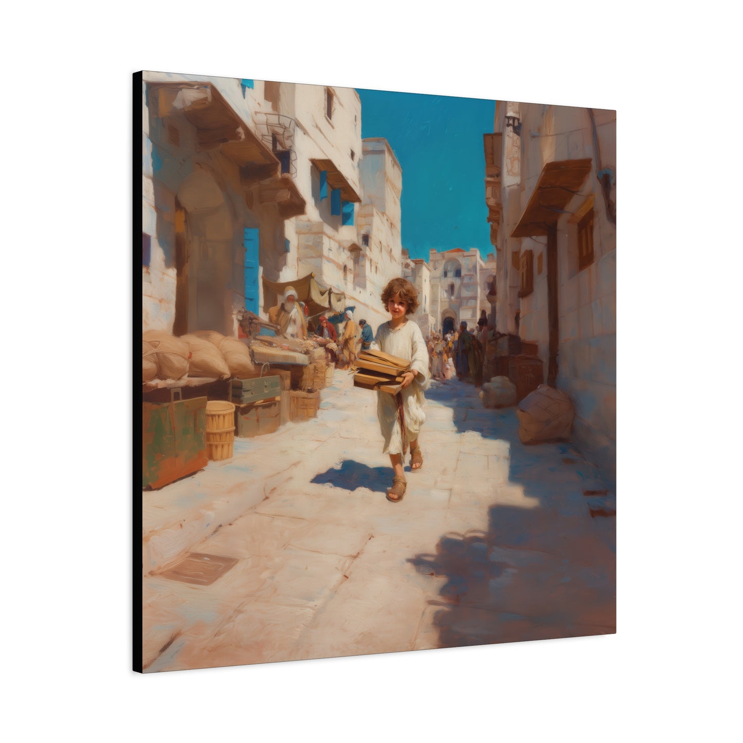 Nazareth and the Hidden Light of Christ - Gallery Wrapped Canvas - Print - Religious Art for your Home - Catholic Art