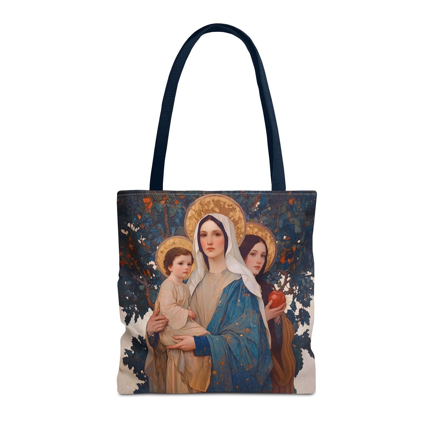New Eve / Mary, The New Eve - Mother Mary Title - Marian Art - Tote Bag - Large Medium Small Faith Art Bag - Tote Purse