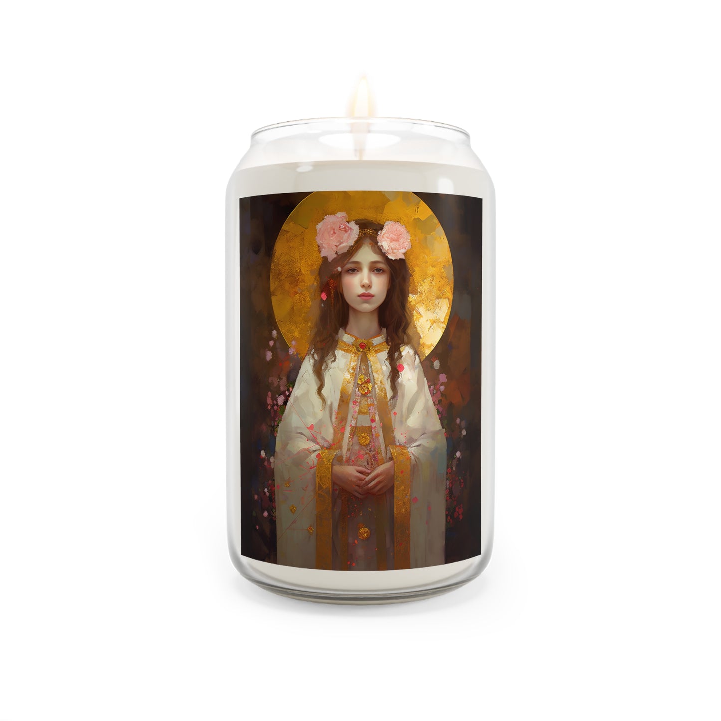 Saint Philomena - Scented Prayer Candle, 13.75oz - Tall Size - Religious Prayer Candle - Catholic Art - Religious Gift
