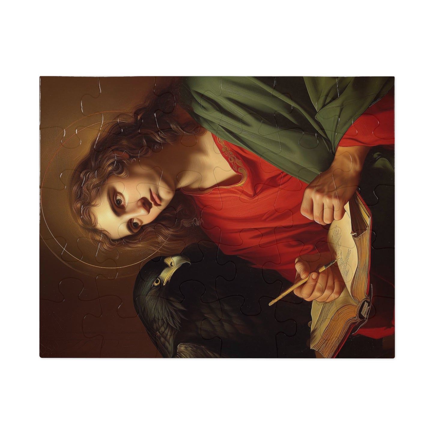 Saint John the Apostle - Puzzle and Keepsake Tin - Religious Jigsaw Puzzle (30, 110, 252, 500,1000-Piece) - Religious Puzzle