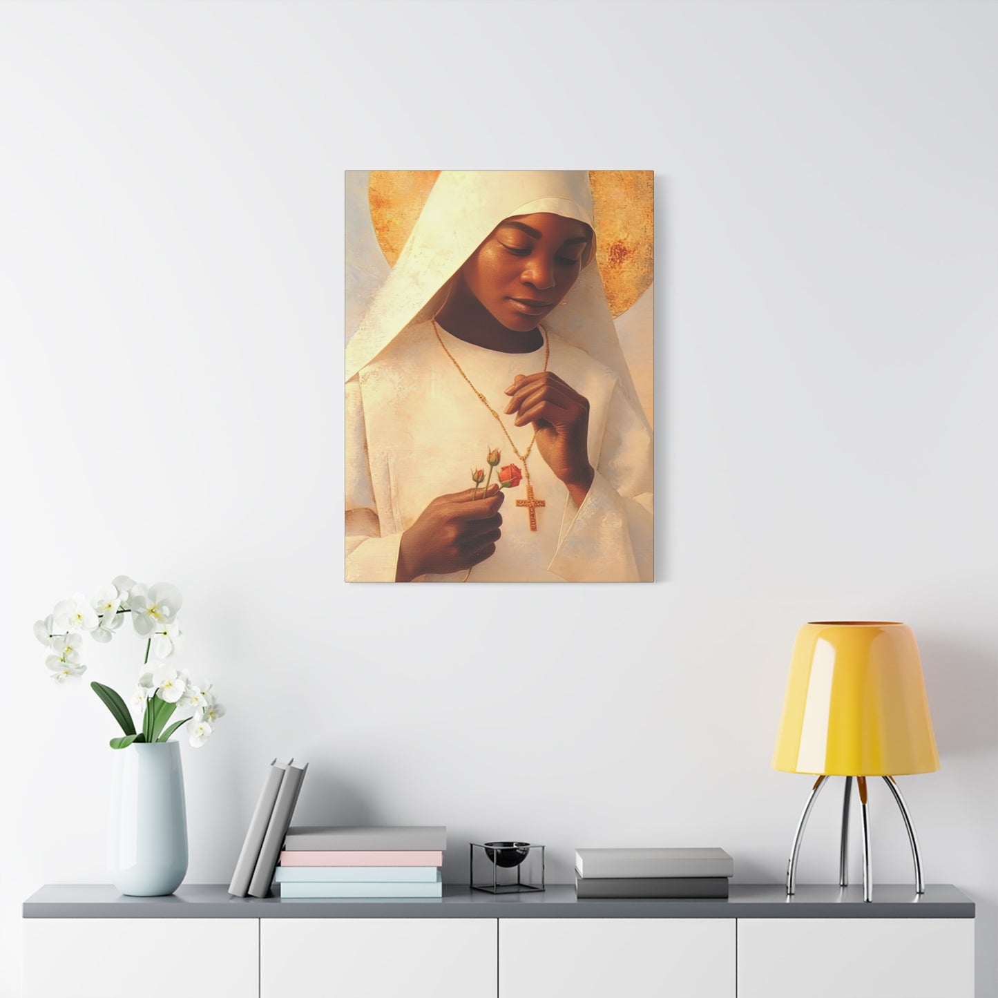 Blessed Marie-Clementine Anuarite Nengapeta - Gallery Wrapped Canvas - Print - Religious Art for your Home - Catholic art print