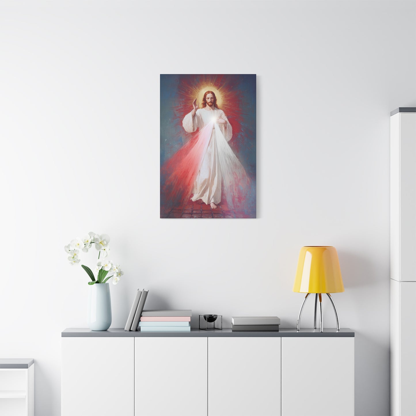The Divine Mercy - Our Lord Jesus Christ - Gallery Wrapped Canvas - Print - Religious Art for your Home - Catholic