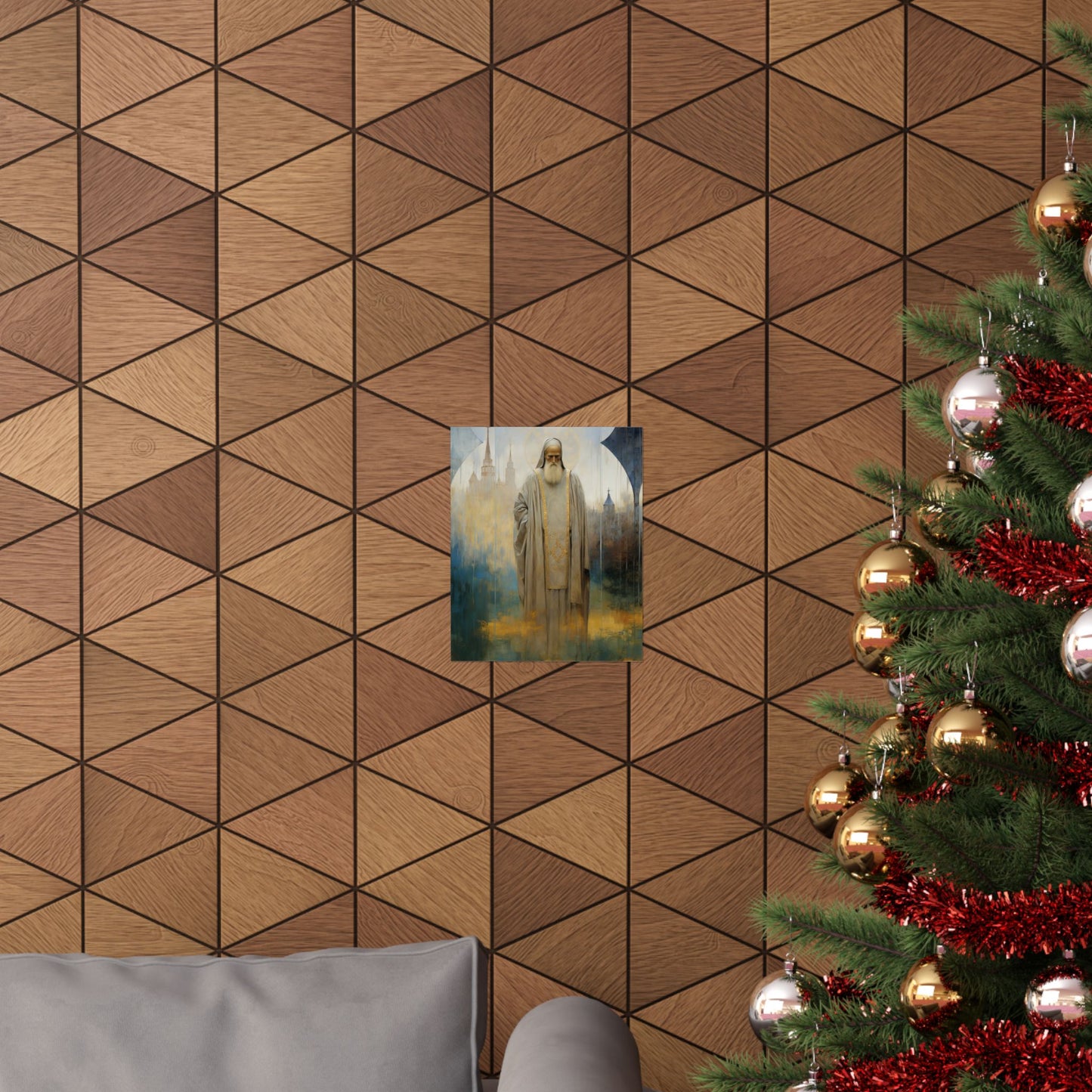 Saint Finbar of Cork - Sanctified Souls Print - Multiple Sizes - Premium Matte Vertical Posters