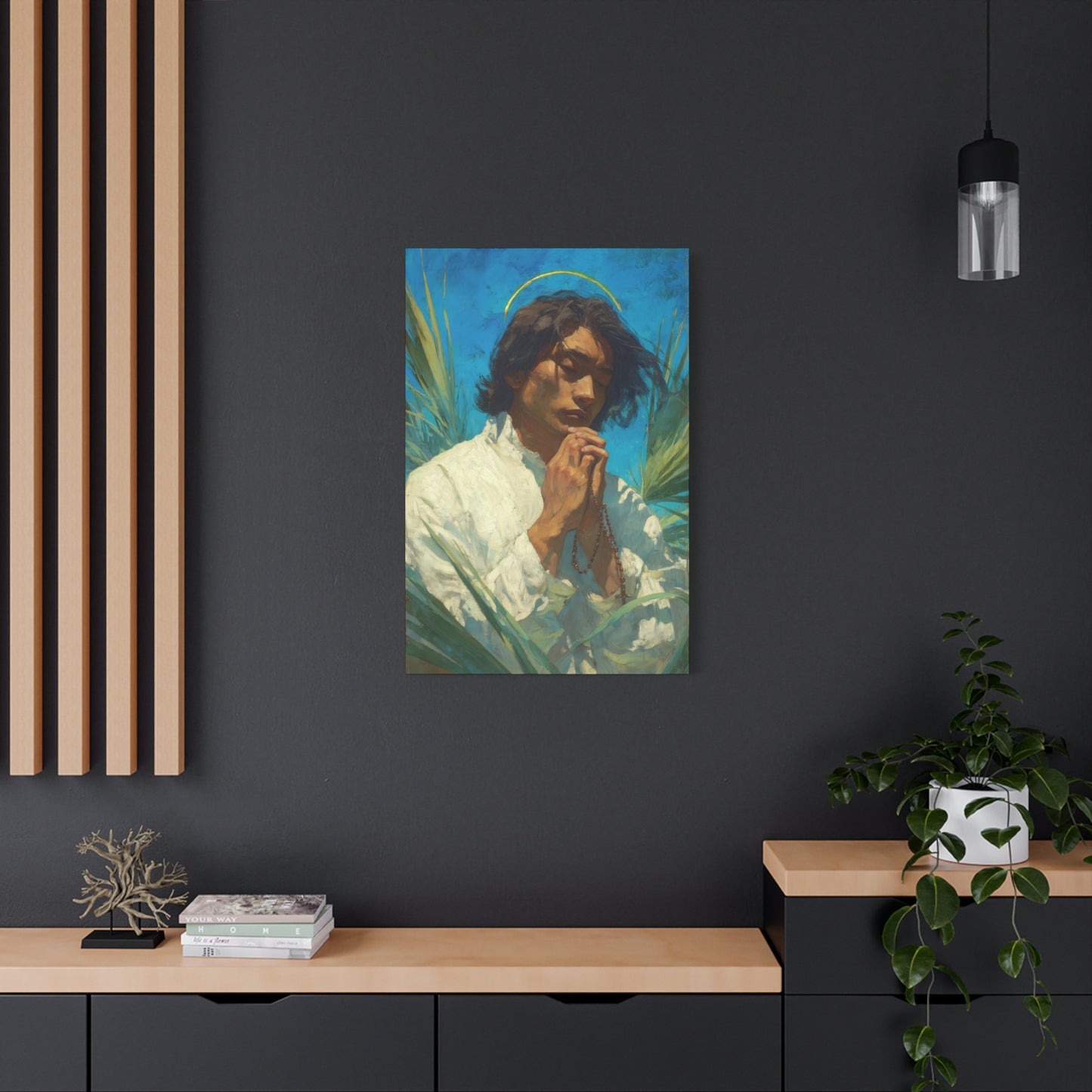Saint Lorenzo Ruiz - Multiple Sizes - Catholic Home art - Museum Wrapped Canvas - Sanctified Souls Print - Catholic Martyr Art