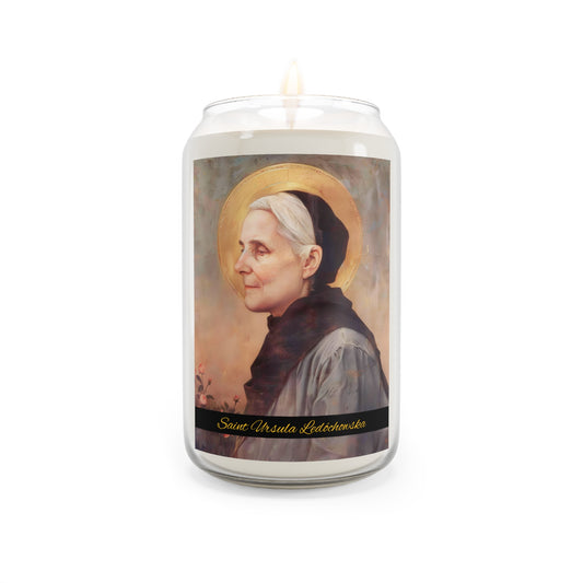 Saint Ursula Ledochowska - Catholic Saint Art - Scented Prayer Candle, 13.75oz - Tall Size - Religious Prayer Candle