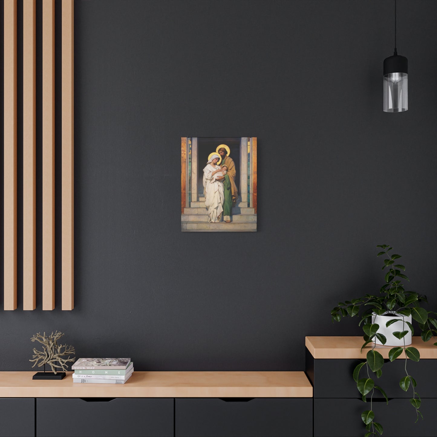 The Feast of the Presentation of the Lord - Holy Family - Gallery Wrapped Canvas - Print - Religious Art for your Home - Catholic art print - prayer room art