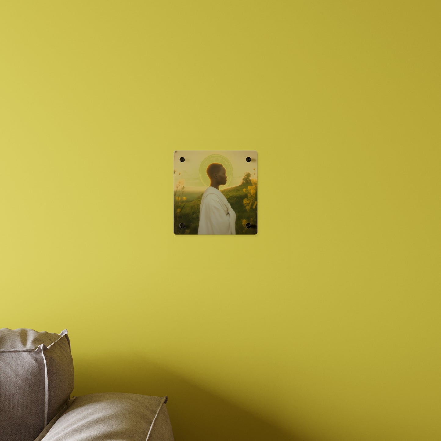 Saint Charles Lwanga Wall Art Panel - Ready to Hang Acrylic Print - Catholic Saint Art - Patron Saint Print - No Frame needed