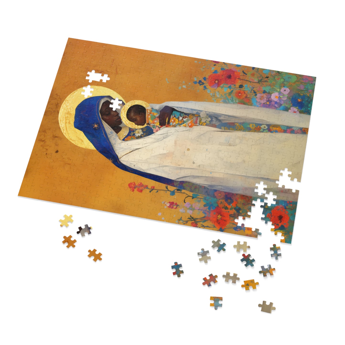 The Divine Embrace- Our Lady of Kibeho's Love - Puzzle and Keepsake Tin - Religious (30, 110, 252, 500,1000) - Religious Puzzle - Religious