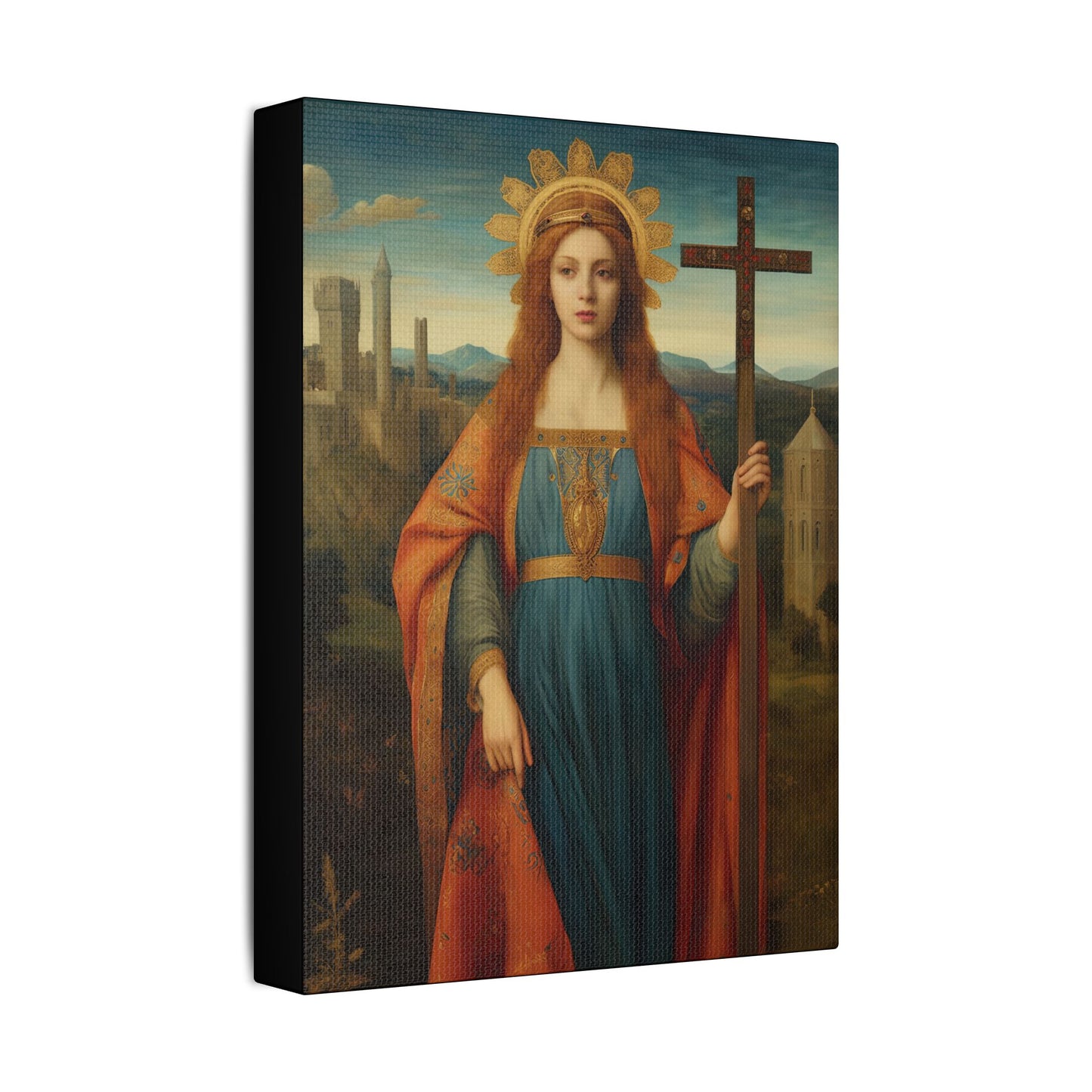 Saint Helena Canvas Print - Multiple Sizes - Catholic Home art - Museum Wrapped Canvas - Sanctified Souls Print