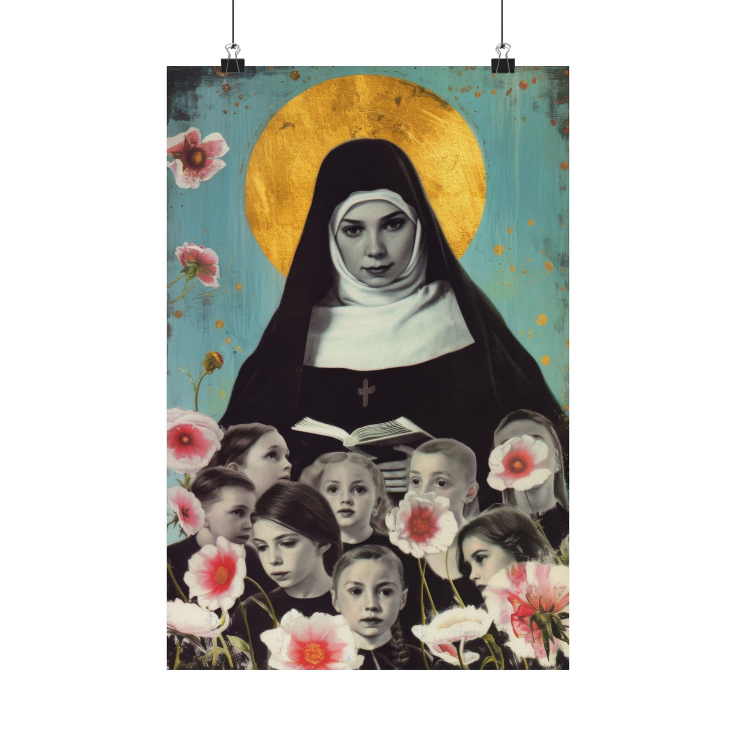 Saint Joan de Lestonnac - Sanctified Souls Print - Multiple Sizes - Premium Matte Vertical Posters