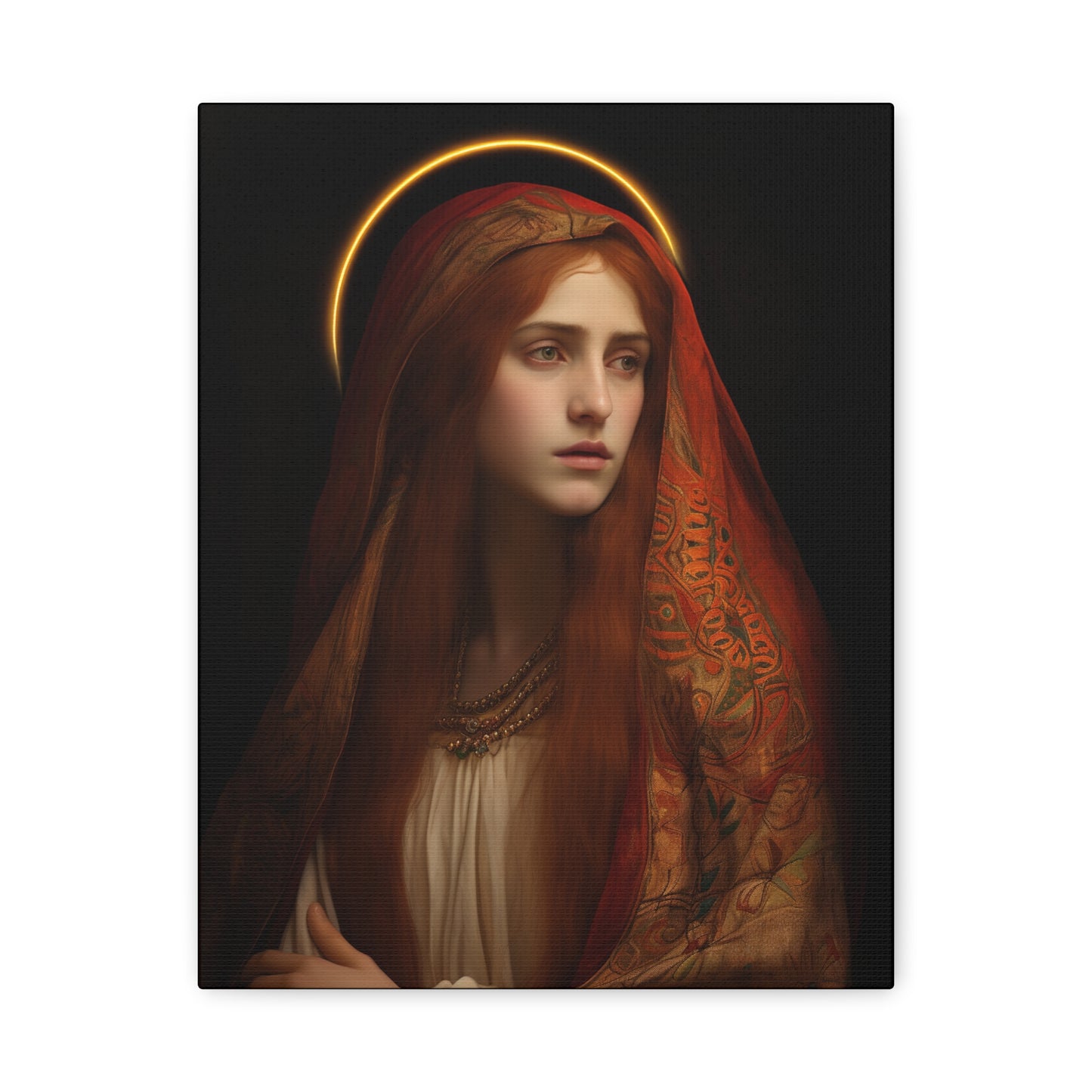 The Beloved Disciple - Mary Magdalene's Devotion - Museum Wrapped Canvas - Sanctified Souls Print - Religious Art for your Home