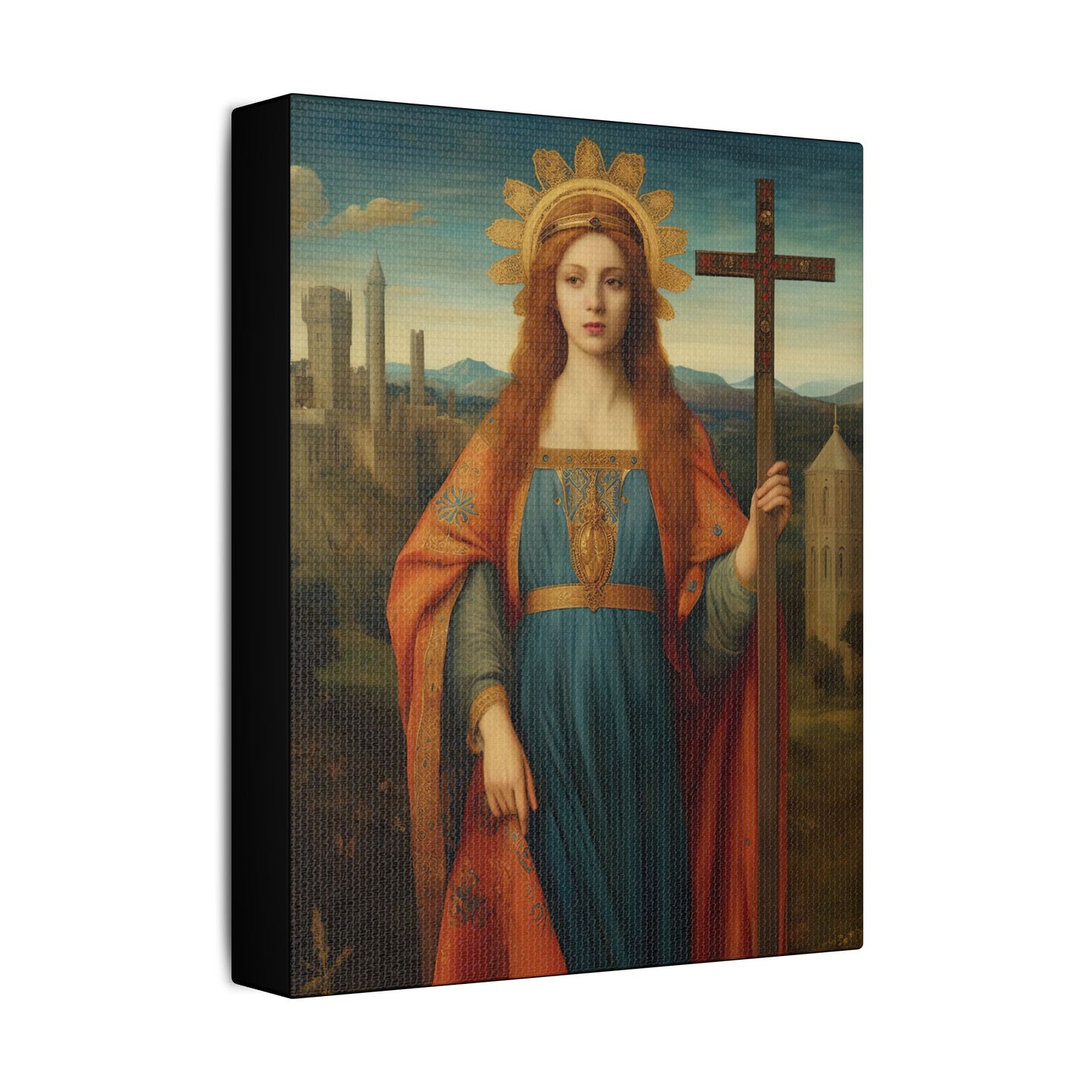 Saint Helena Canvas Print - Multiple Sizes - Catholic Home art - Museum Wrapped Canvas - Sanctified Souls Print
