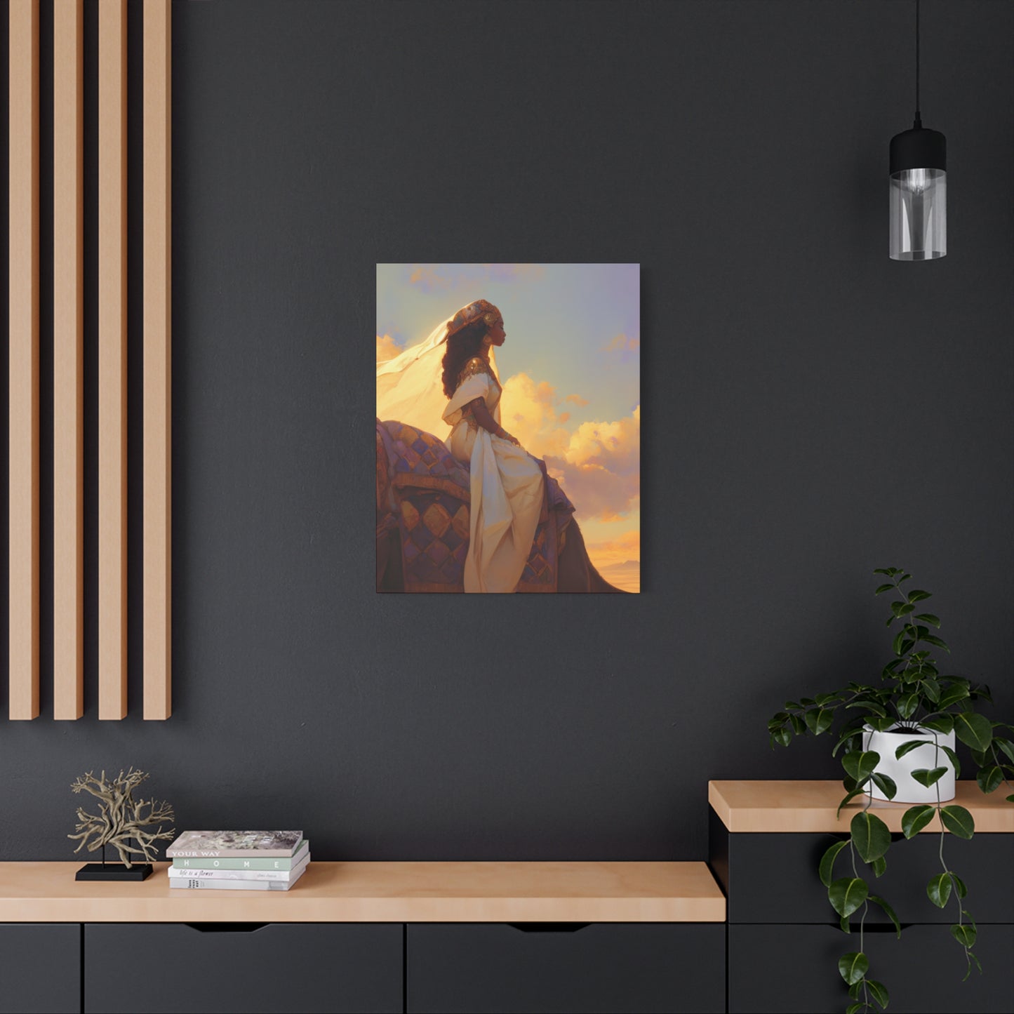 Queen of Sheba - Gallery Wrapped Canvas - Print - Religious Art for your Home - Catholic Art