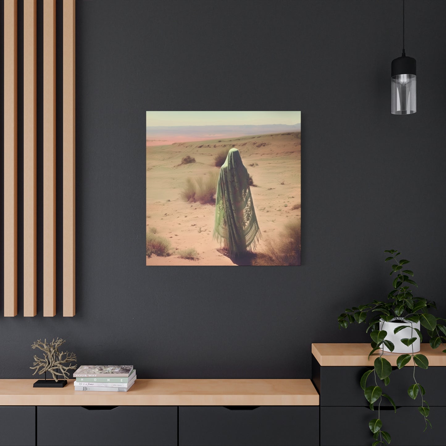 Saint Theodora of Alexandria  - Museum Wrapped Canvas - Sanctified Souls Print - Desert Mothers Series - Fine art Print - Religiou