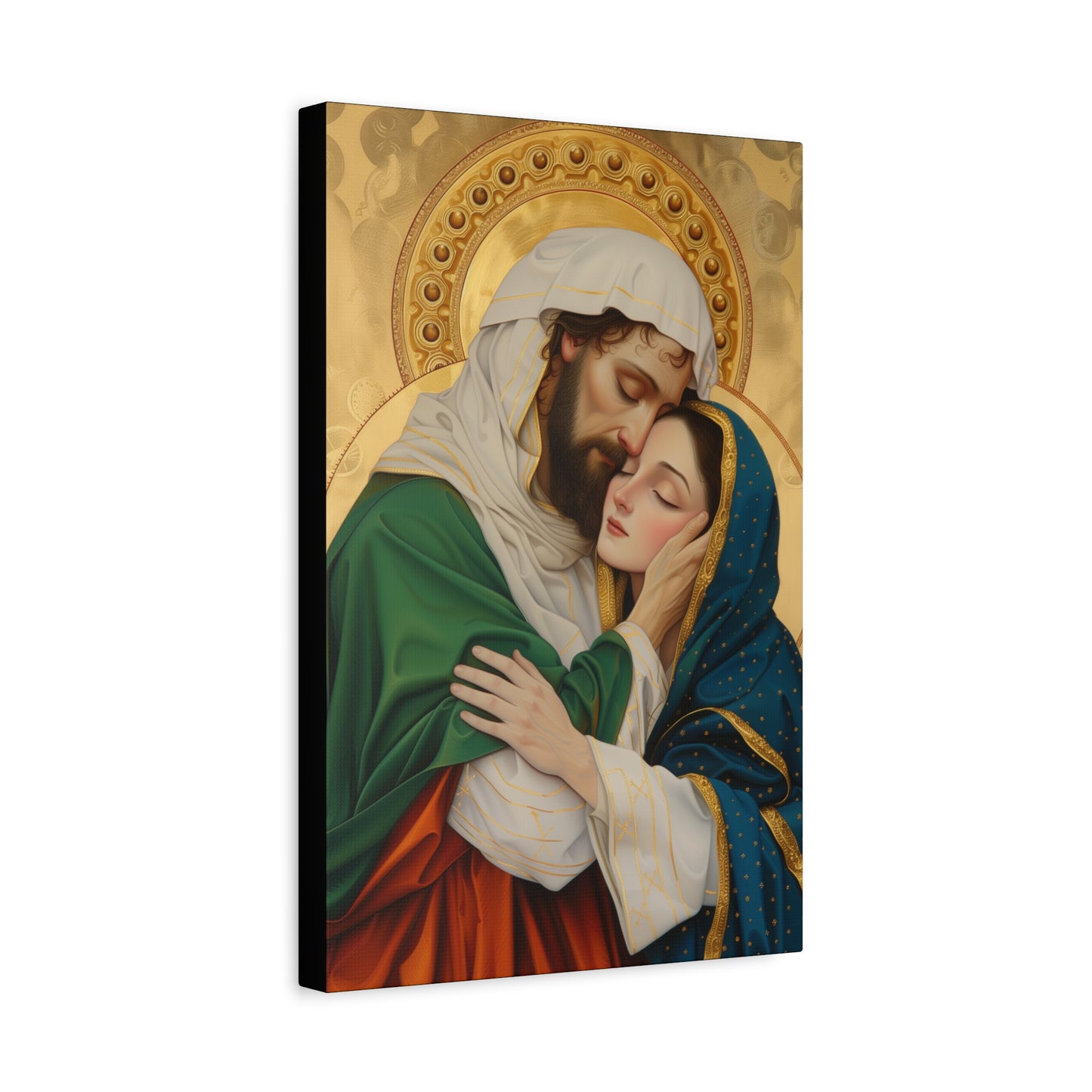 Saints Aquila and Priscilla - Museum Wrapped Canvas - Sanctified Souls Print - Religious Art for your Home - Religious Wall Art - Print