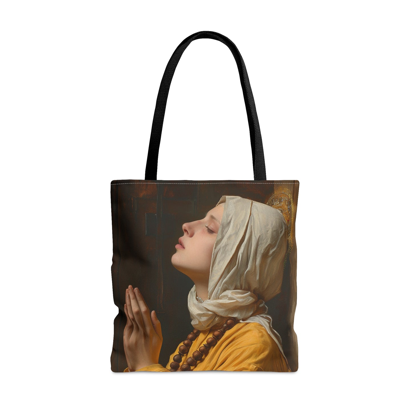 Saint Yvette of Huy - Purse - Three sizes - Large Medium Small Faith Art Bag - Catholic purse - Double Sided - Patron Saint Artwork
