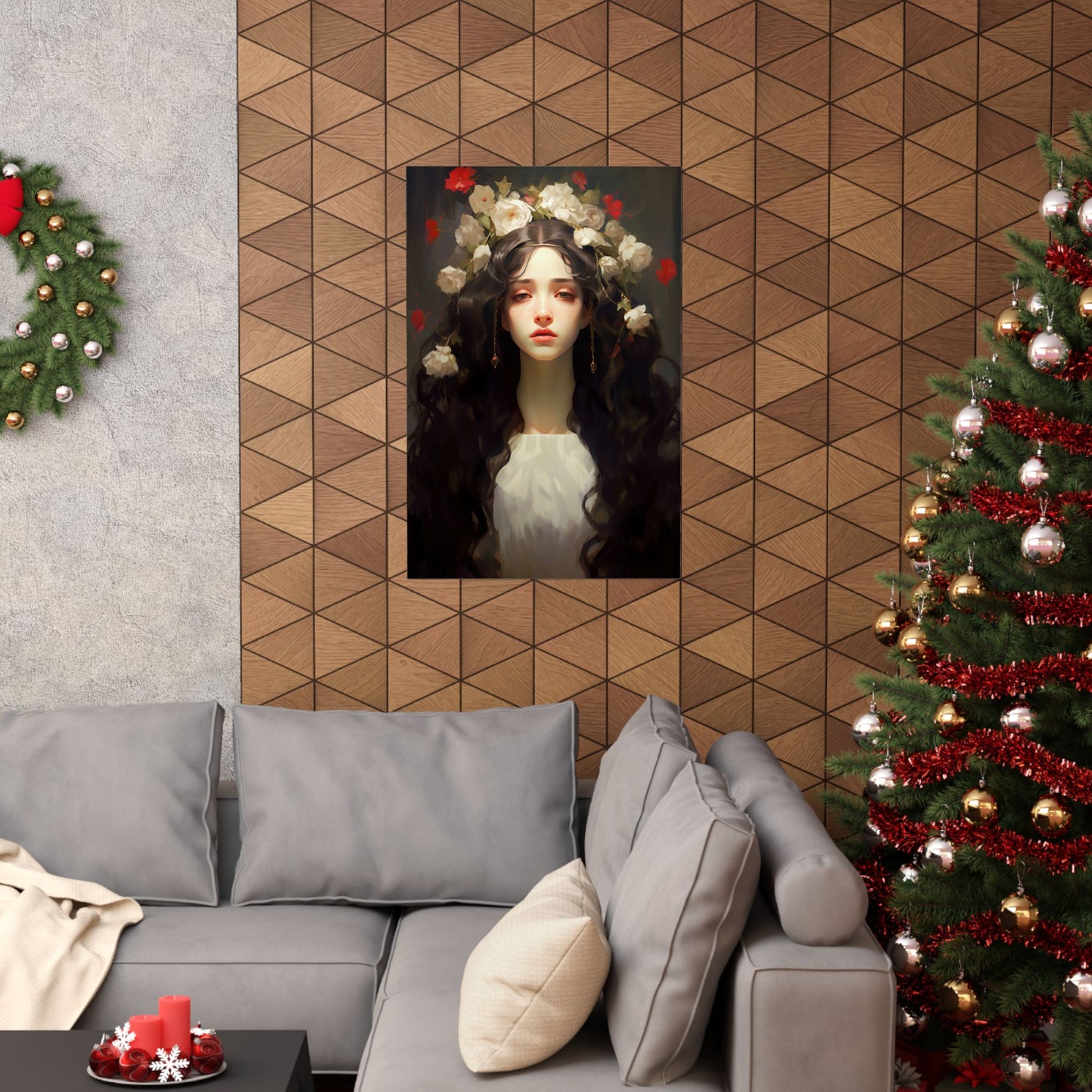 Saint Flora - Sanctified Souls Print - Multiple Sizes - Premium Matte Vertical Posters