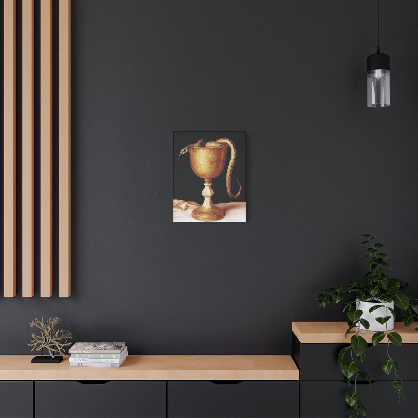 Saint John's Chalice - Gallery Wrapped Canvas - Print - Religious Art for your Home - Catholic