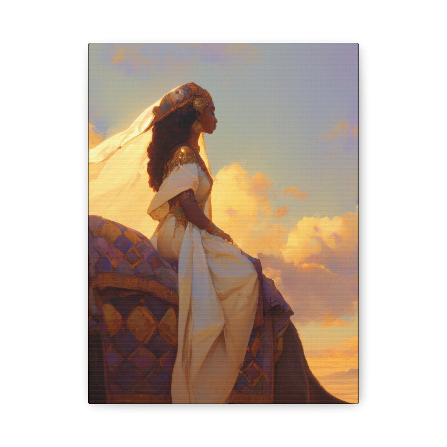 Queen of Sheba - Gallery Wrapped Canvas - Print - Religious Art for your Home - Catholic Art
