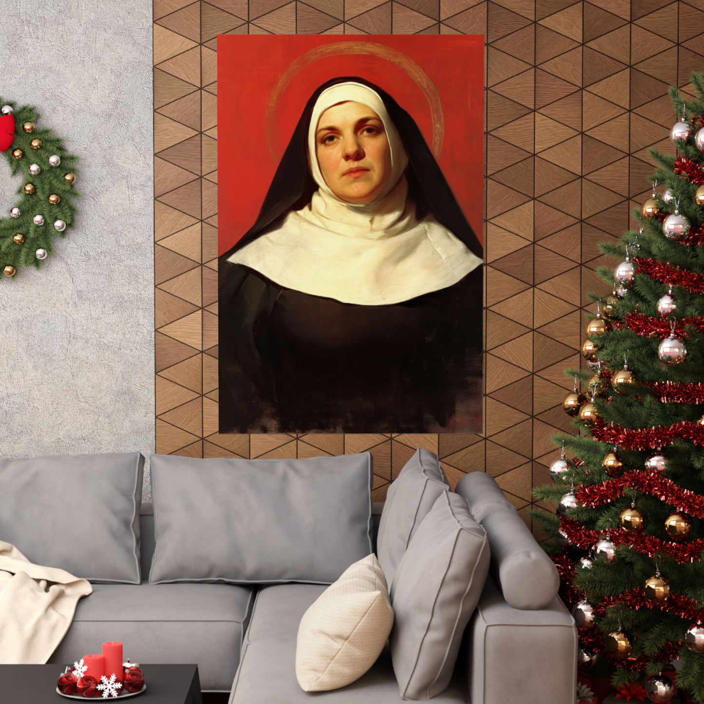 Saint Maria Giuseppa Rossello - Sanctified Souls Print - Multiple Sizes - Premium Matte Vertical Posters