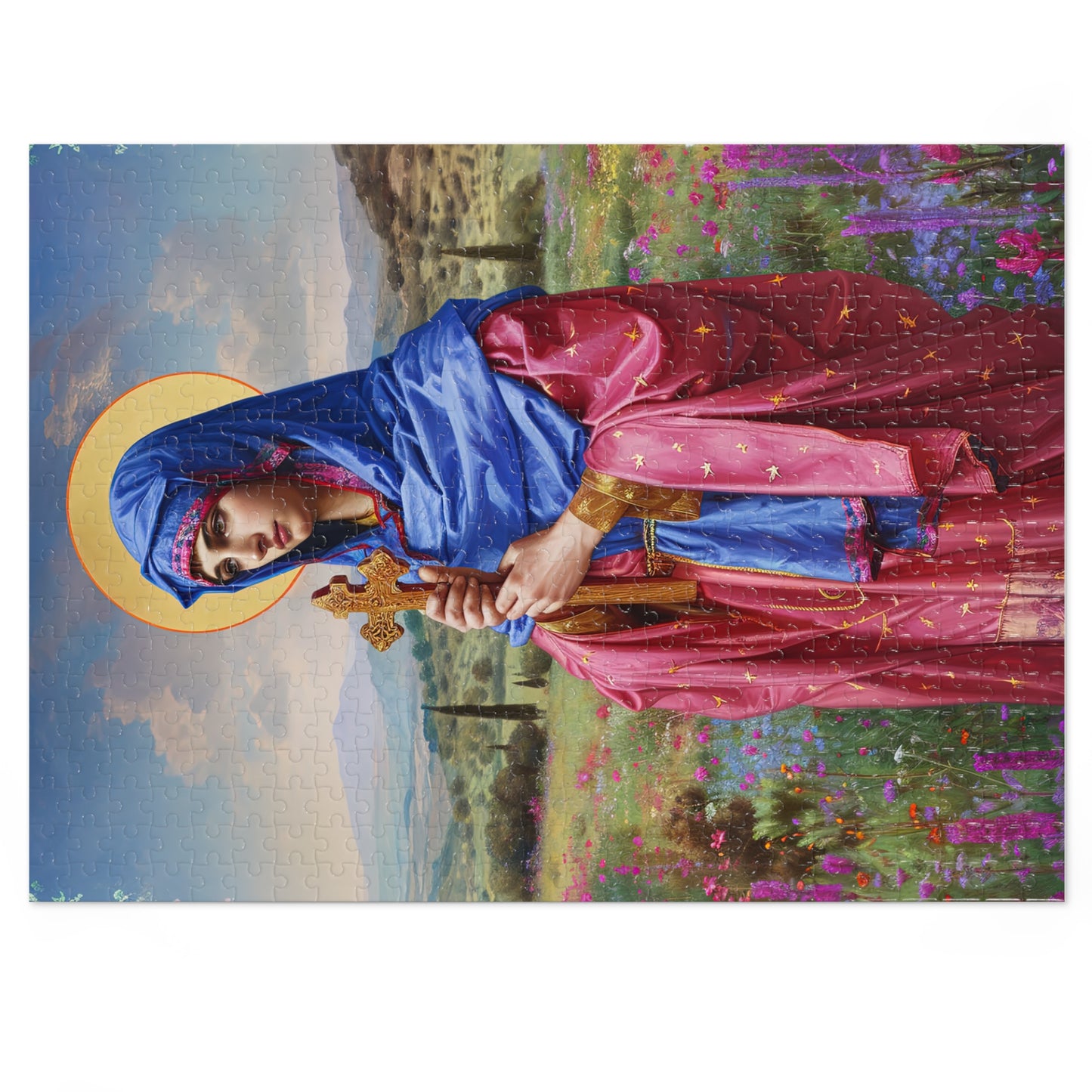 Saint Anysia of Salonika - Puzzle and Keepsake Tin - Religious Jigsaw Puzzle (30, 110, 252, 500,1000-Piece) - Religious Puzzle