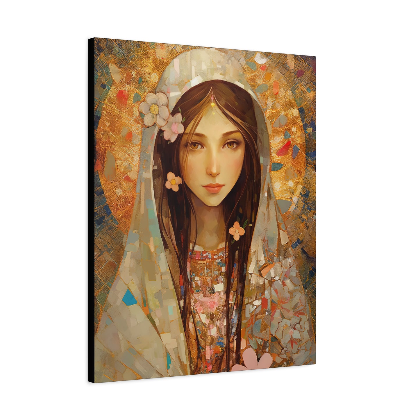 Saint Maria Goretti - Museum Wrapped Canvas - Sanctified Souls Print - Religious Art for your Home
