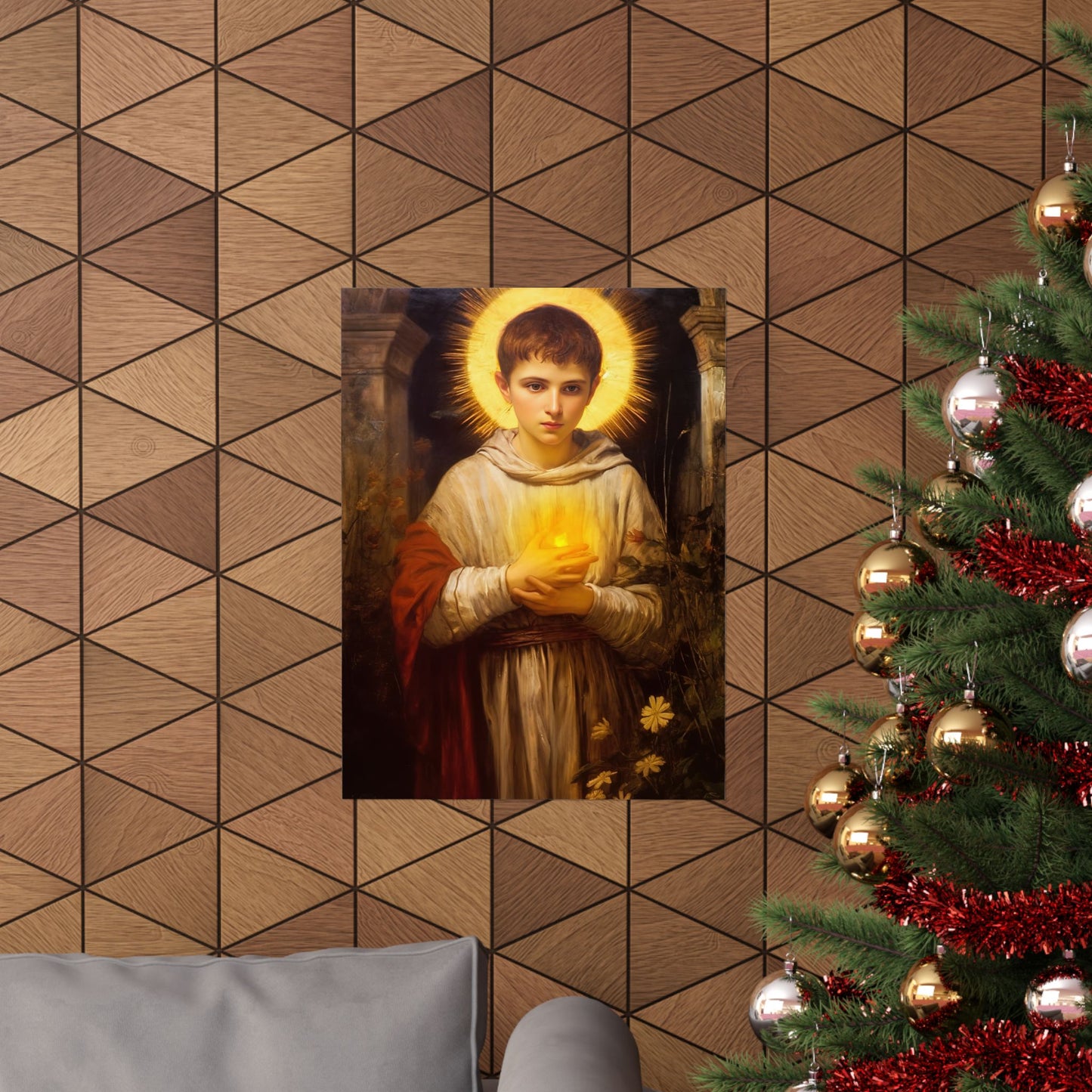Saint Tarsicius Print - Sanctified Souls Print - Multiple Sizes - Premium Matte Vertical Posters