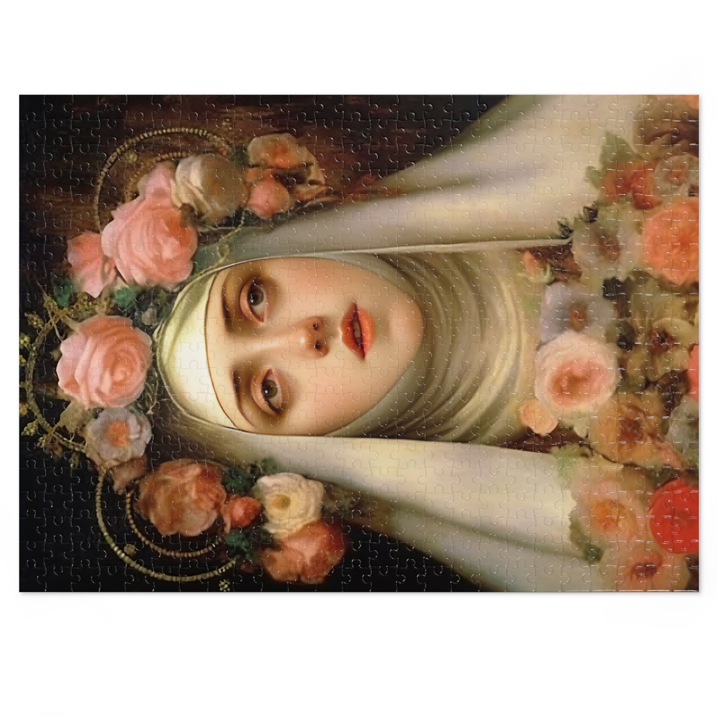 Saint Rose of Lima - Puzzle and Keepsake Tin - Religious Jigsaw Puzzle (30, 110, 252, 500,1000-Piece) - Religious Puzzle