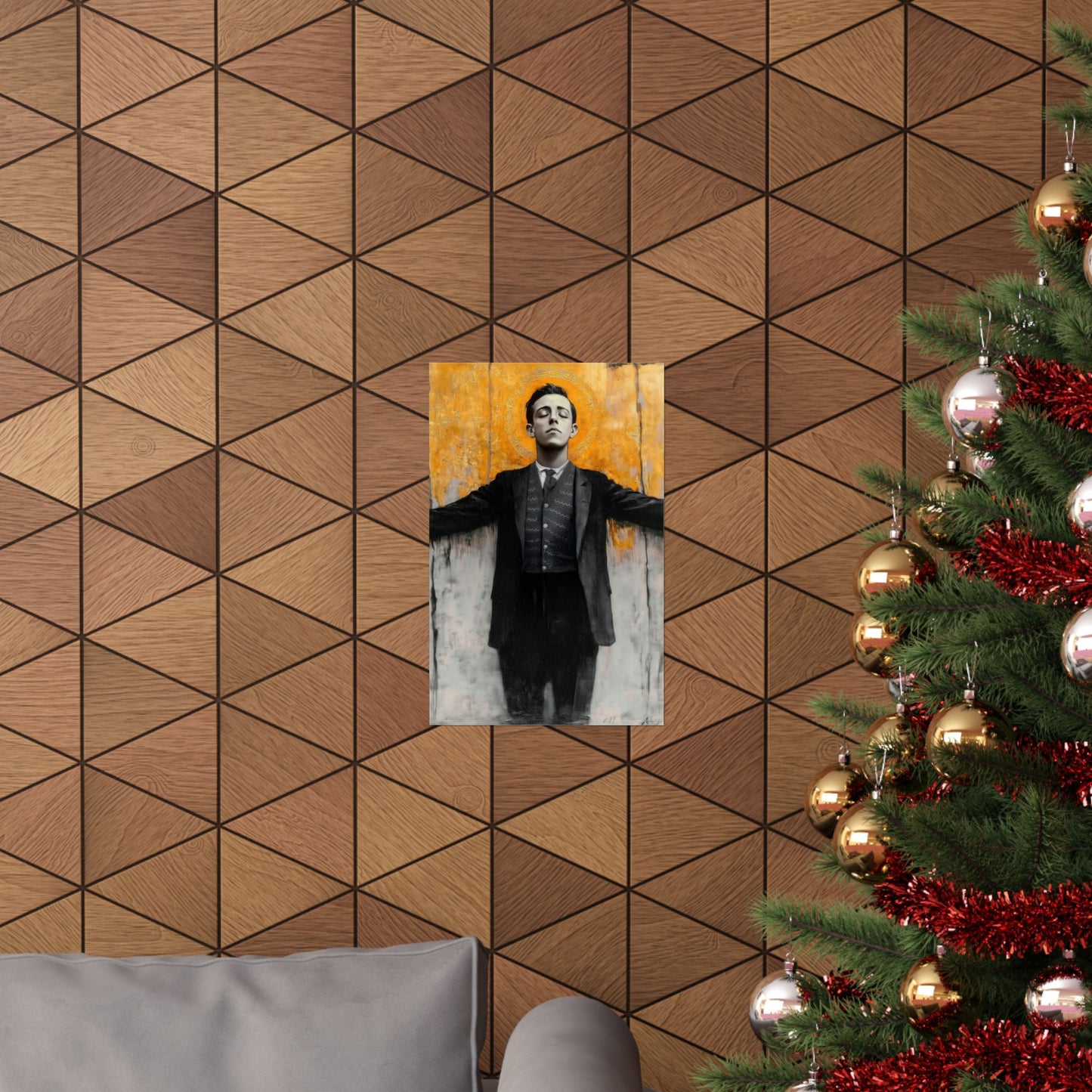 Blessed Miguel Pro - Sanctified Souls Print - Multiple Sizes - Premium Matte Vertical Posters - Catholic Saint art - Prayer Room Print