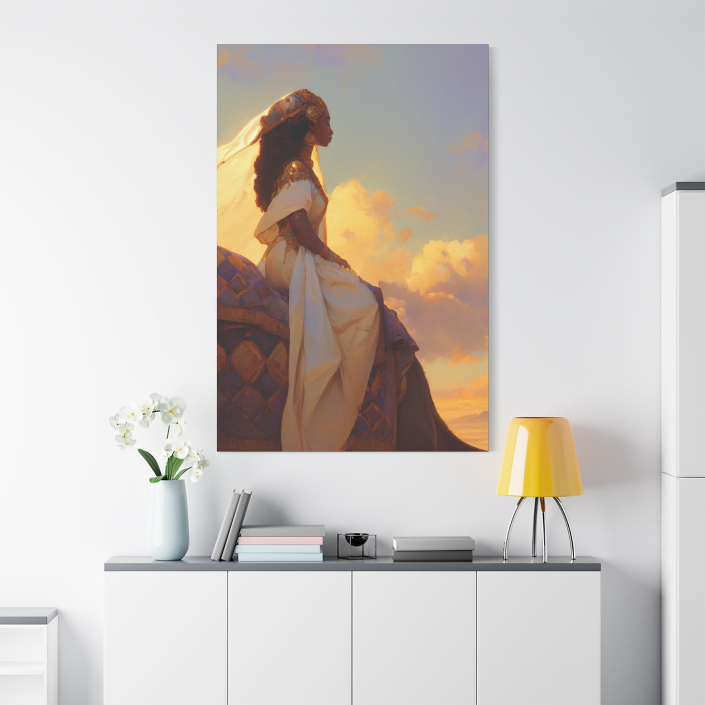 Queen of Sheba - Gallery Wrapped Canvas - Print - Religious Art for your Home - Catholic Art