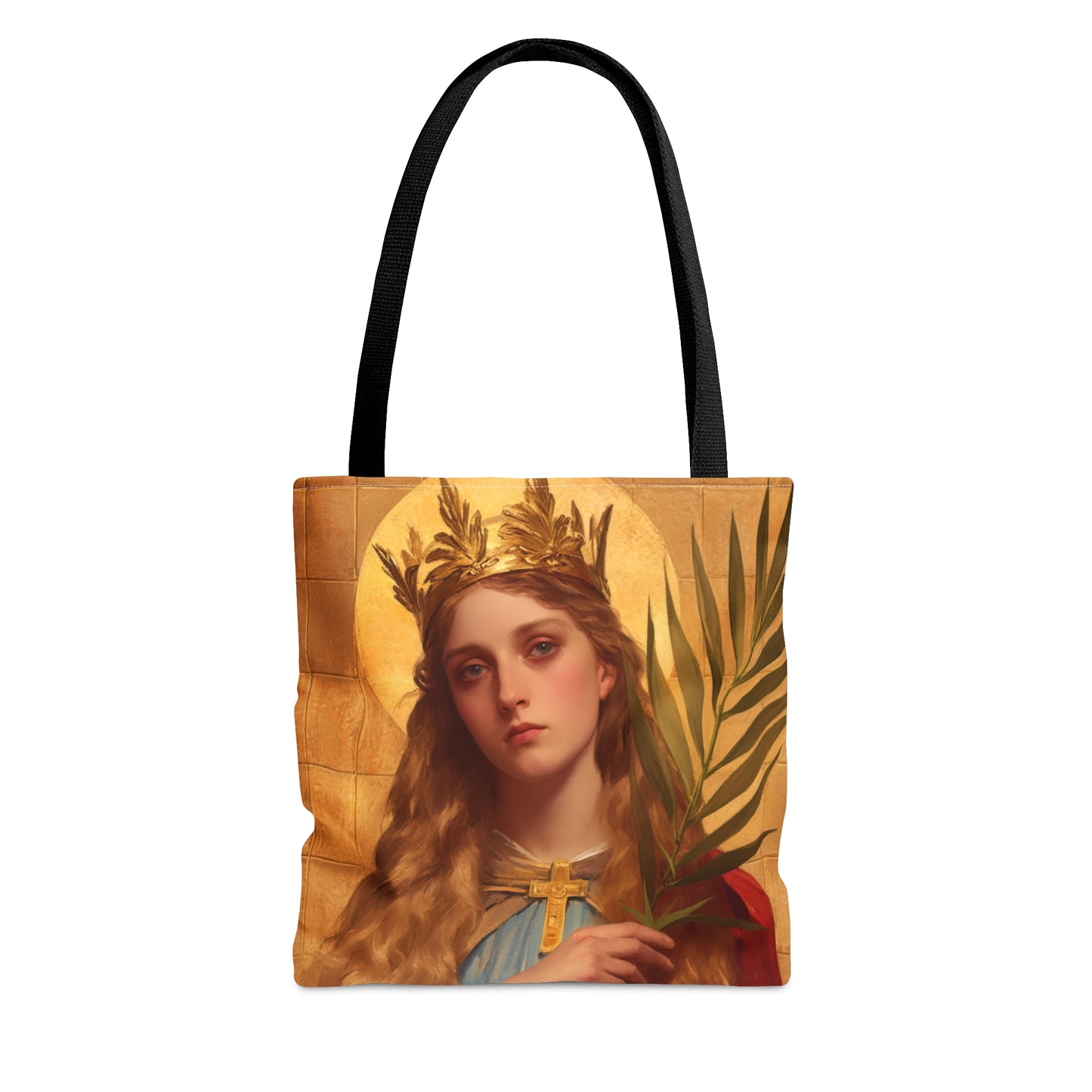 Saint Agrippina - Tote Bag - Large Medium Small Faith Art Bag - Catholic Faith Purse